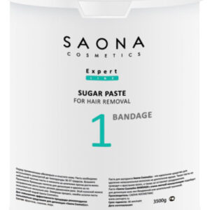 Сахарная паста Saona Cosmetics для депиляции Bandage № 1 3500 г Сахарная паста Saona Cosmetics для депиляции Bandage № 1 3500 г