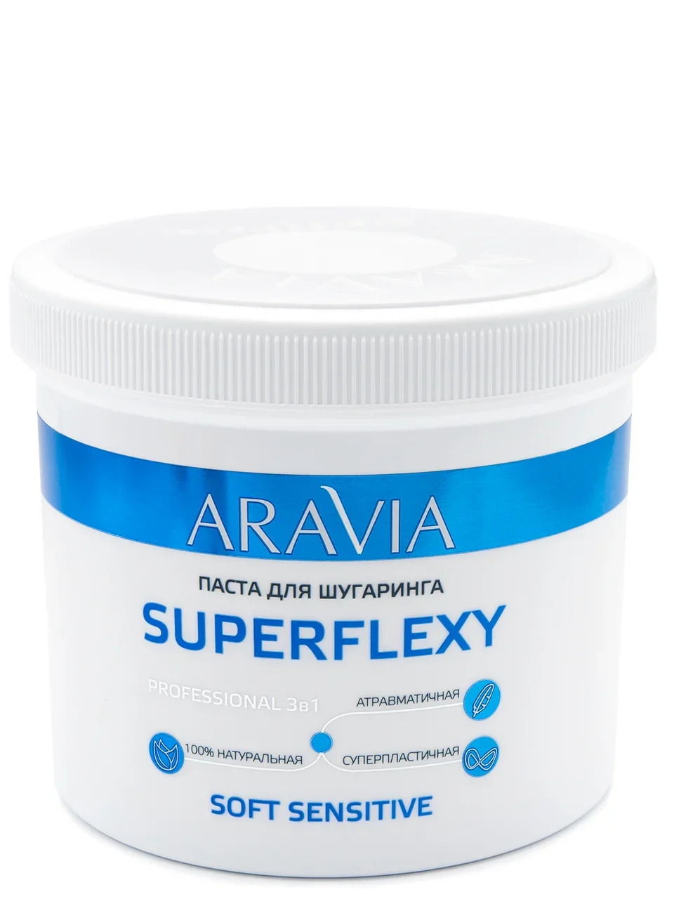 Паста для шугаринга Aravia Professional Superflexy Soft Sensitive 750 г Паста для шугаринга Aravia Professional Superflexy Soft Sensitive 750 г