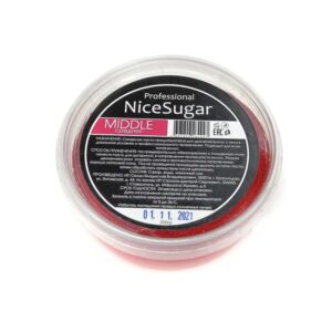 Сахарная паста NiceSugar Professionl Средняя для депиляции и шугаринга,малина 200г