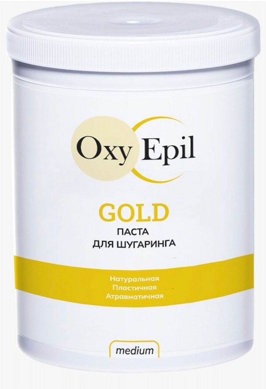 Паста для шугаринга OxyEpil GOLD Medium 1500 г Паста для шугаринга OxyEpil GOLD Medium 1500 г